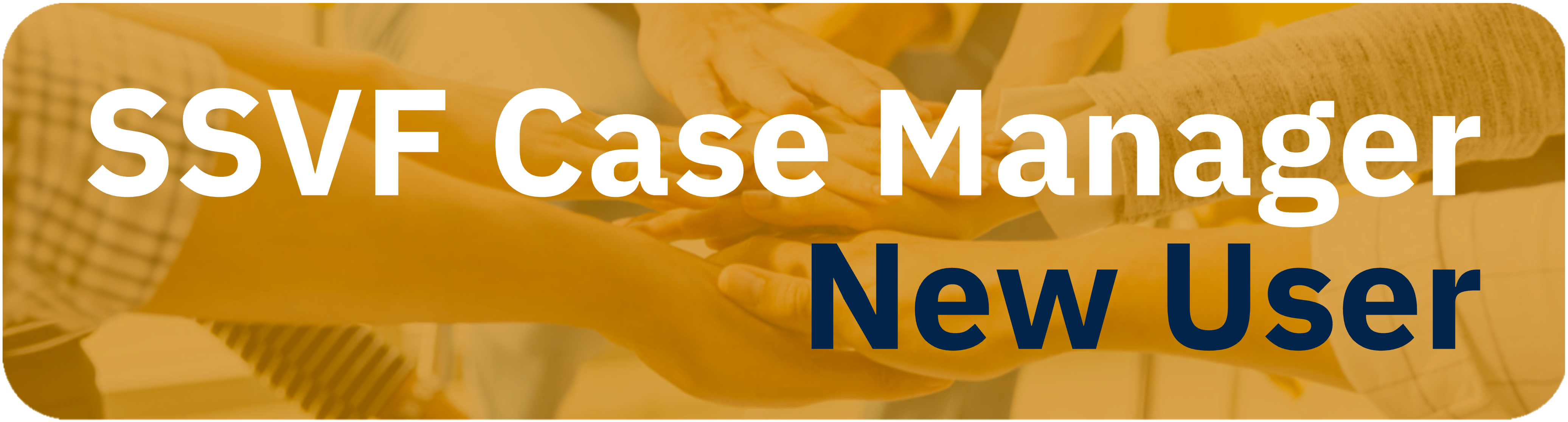 SSVF Case Manager New User